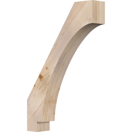 Ekena Millwork 5 1/2"W x 26"D x 38"H Imperial Smooth Knee Brace, Douglas Fir BRC06X26X38IMP00SDF